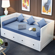 小户型抽拉卧床拉床客厅沙发折叠床床实木床坐沙发单人两用推伸缩