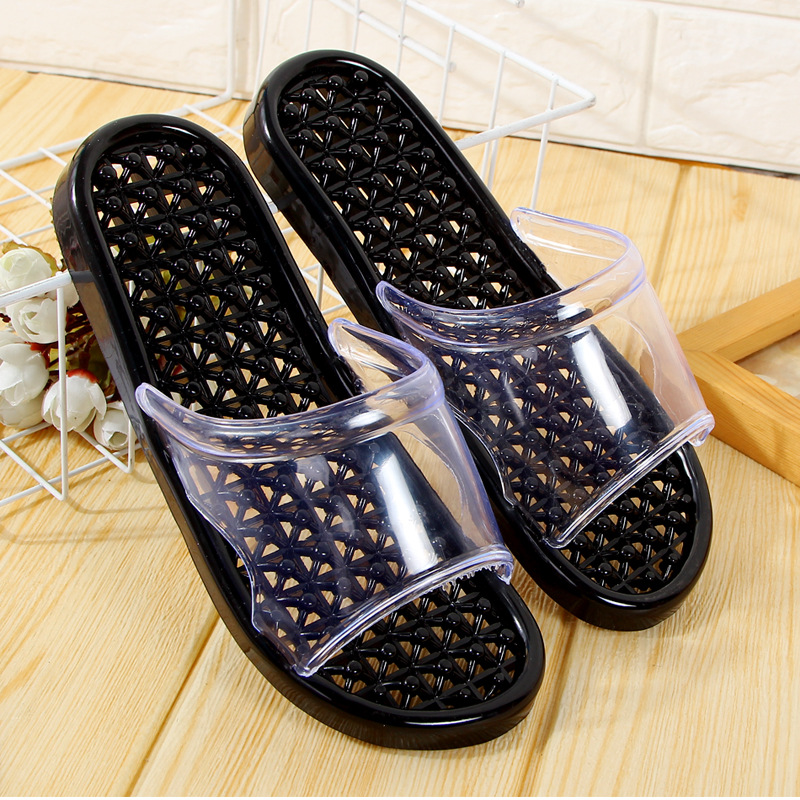 Summer Women's Home Indoor and Outdoor Dormitory Bathroom Non-Slip Slippers Soft Bottom Internet Celebrity Couple Men Leisure Sandals