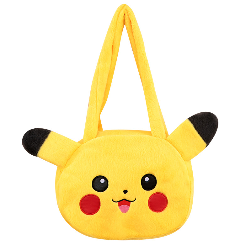 Cute Cartoon Children's Bag 2022 New Furry Portable Large Capacity Small Shoulder Bag Lunch Bag