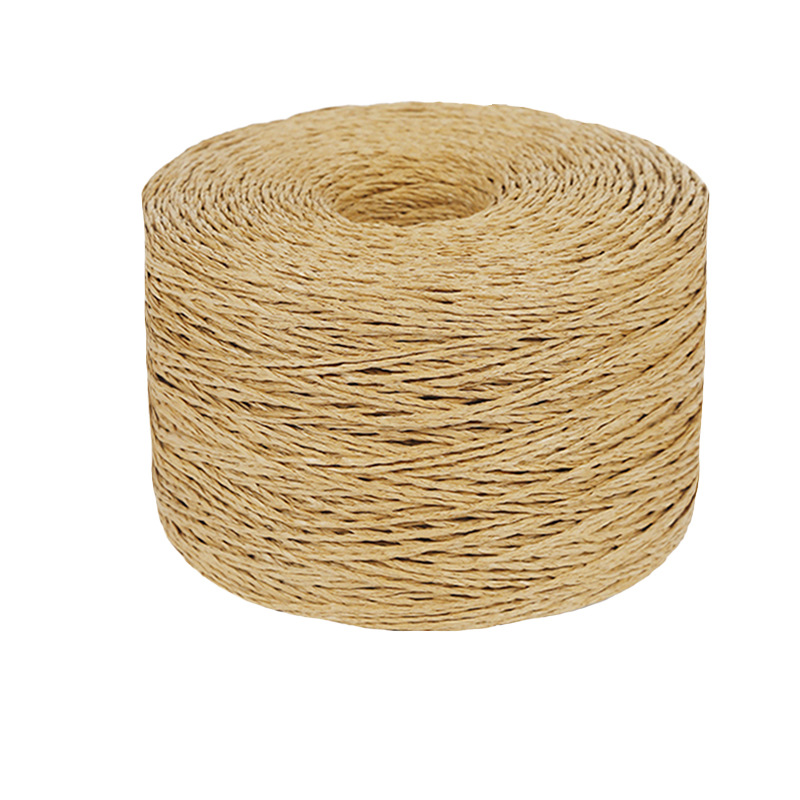 纸绳子环保牛皮纸绳双股1.5单1mm2毫米捆扎中药蛋糕纸绳1000米/卷