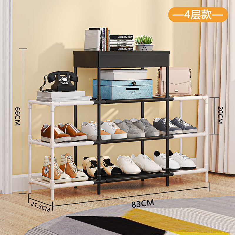 Southeast Asia for New Two Colors Simple Multi-Layer Home Storage Shoe Rack DIY Assembly Shoe Cabinet Storage Rack