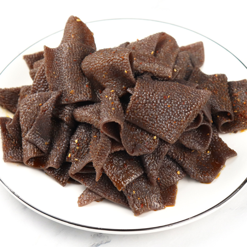 魔芋素毛肚1kg商用火锅串串食材黑毛肚素食代餐麻辣烫关东煮食材