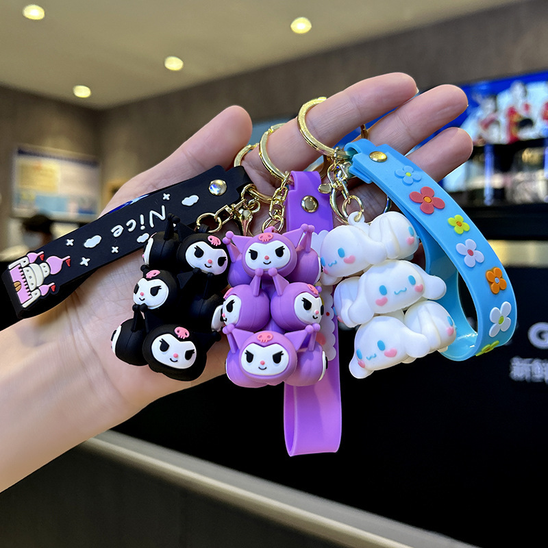 Factory Wholesale Clow M Keychain Pendant Doll Jenga Online Influencer Cute Sanrio Schoolbag Pendant Cartoon