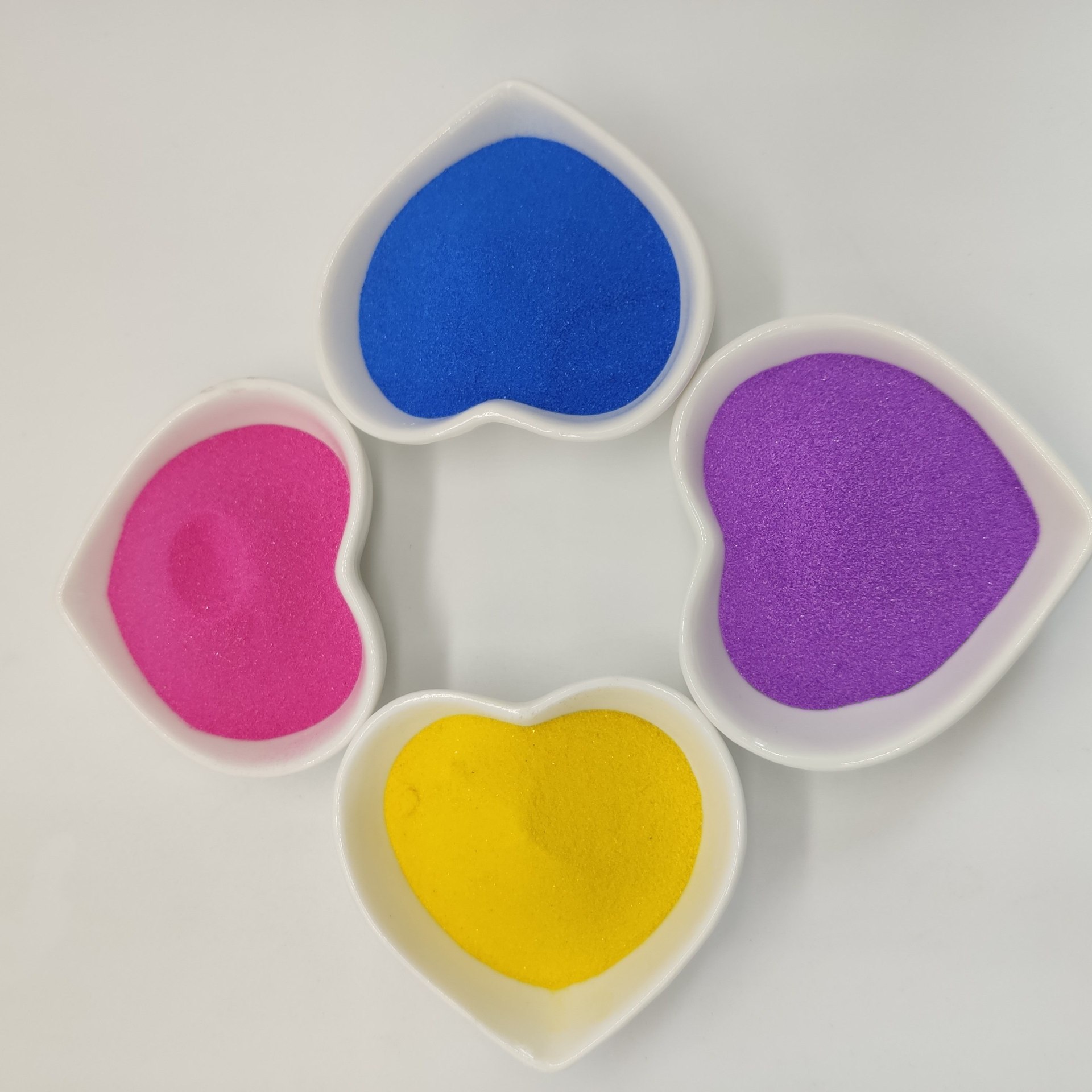 供应彩色砂 沙画沙漏彩色细沙 儿童娱乐烧结彩沙 染色彩砂