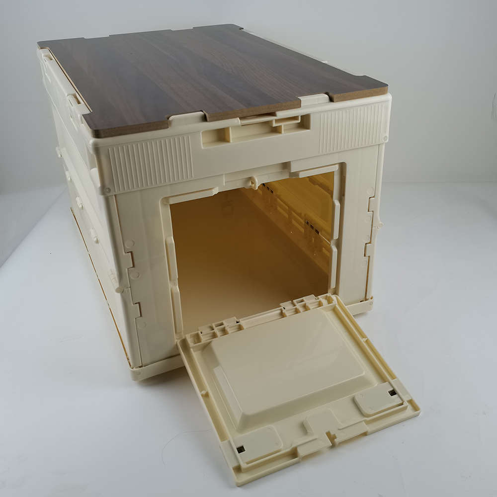 折叠箱配件 木盖板 户外折叠箱带盖 野餐收纳箱 塑料箱 木板盖