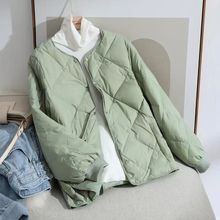 棒球服短款棉衣女2022冬季新款大码韩版小个子轻薄时尚轻便棉顾之