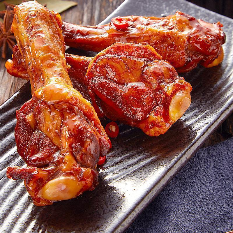 鸭小腿乡巴老五香鸡腿整箱辣麻辣熟食即食真空肉类零食