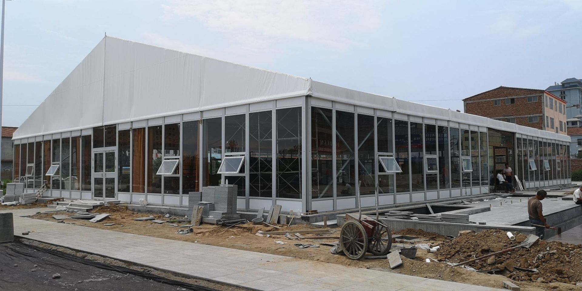 透明活动展览篷房 厂家定制玻璃帐篷篷房 户外铝合金大棚活动篷房