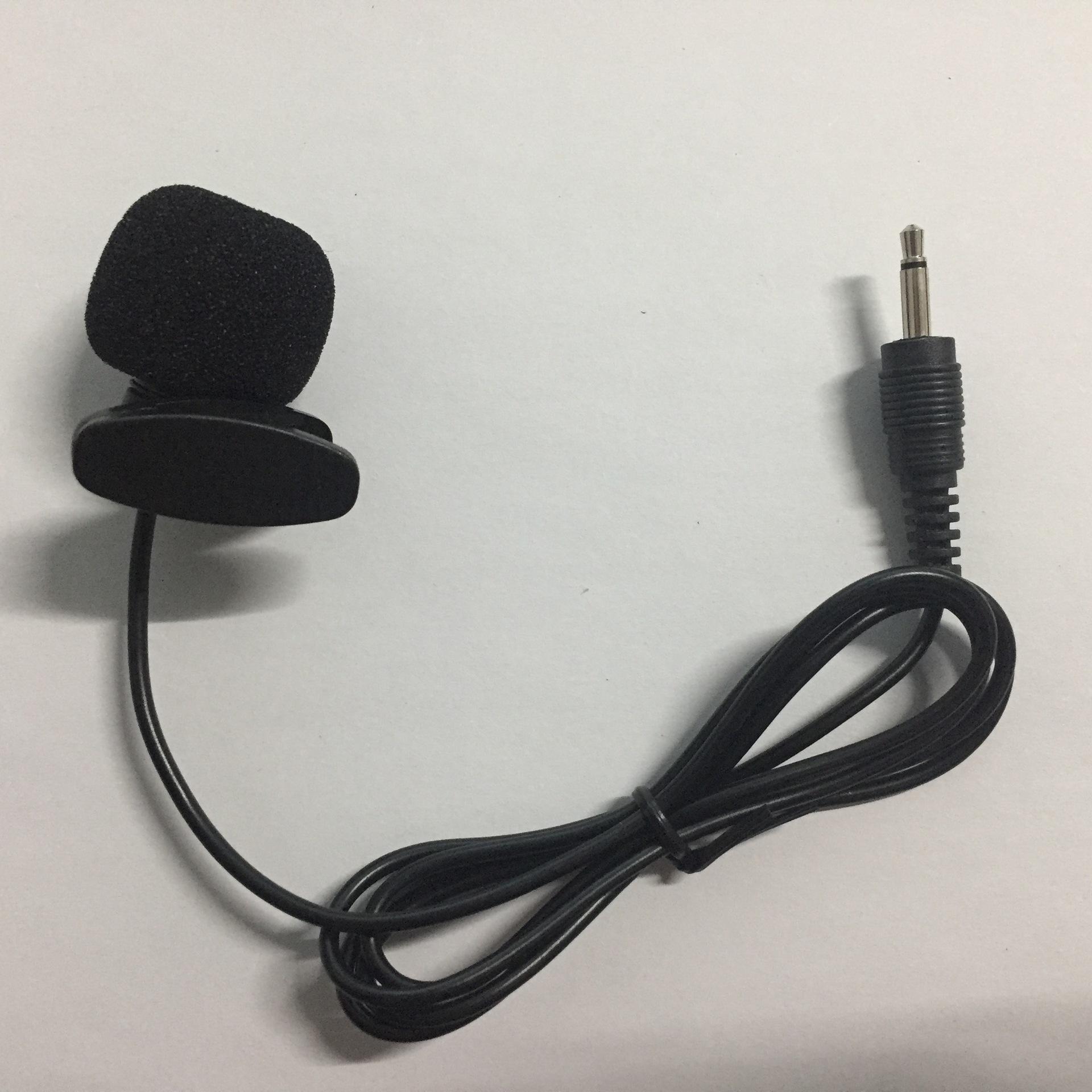 领夹式无线胸麦声卡有线厂家台式收音麦克风电脑麦克风小型小话筒