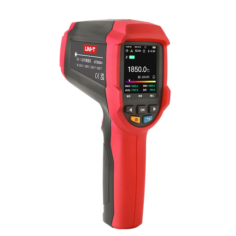 优利德工业品ut305a红外测温仪非接触式电子温度计1850℃测温枪