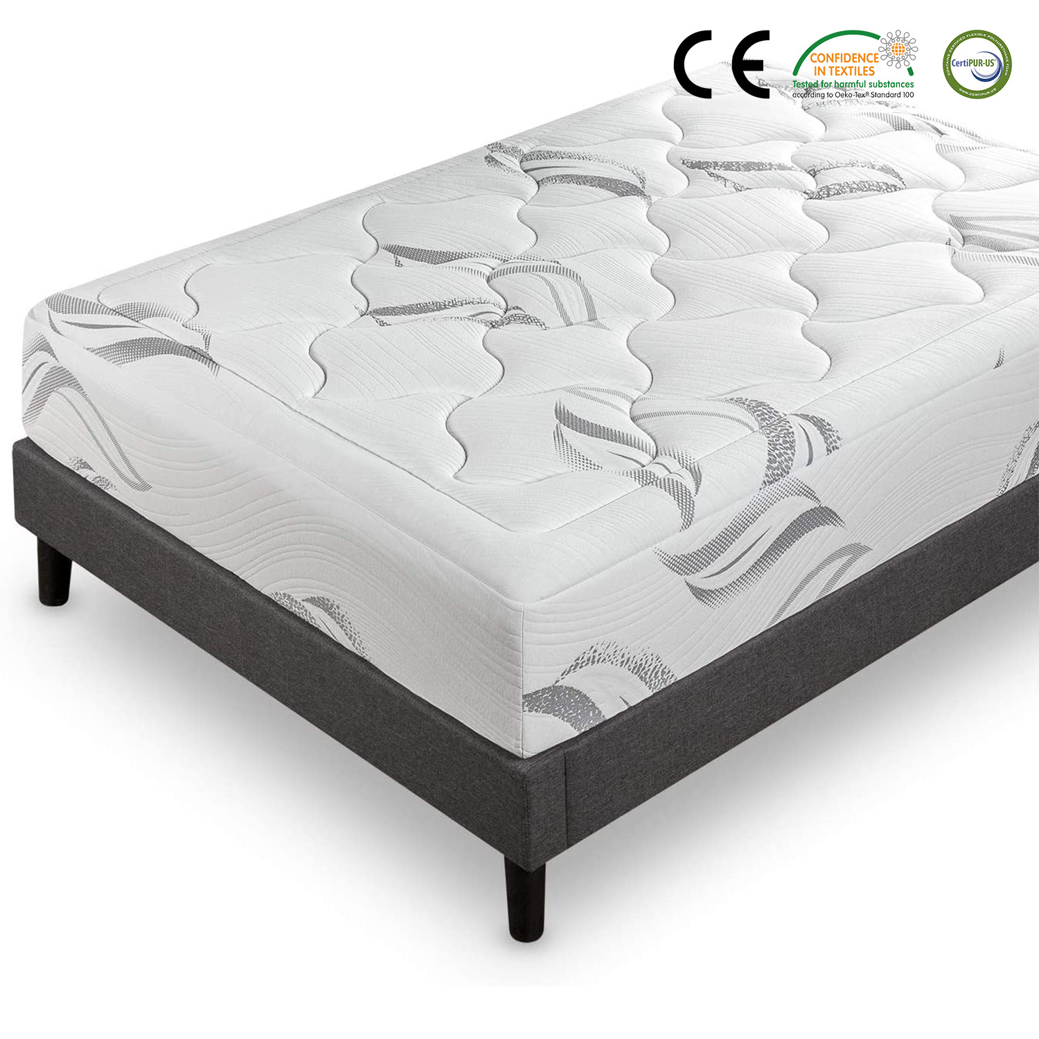 记忆高弹棉床垫 跨境亚马逊专供多层组合舒适出口床垫