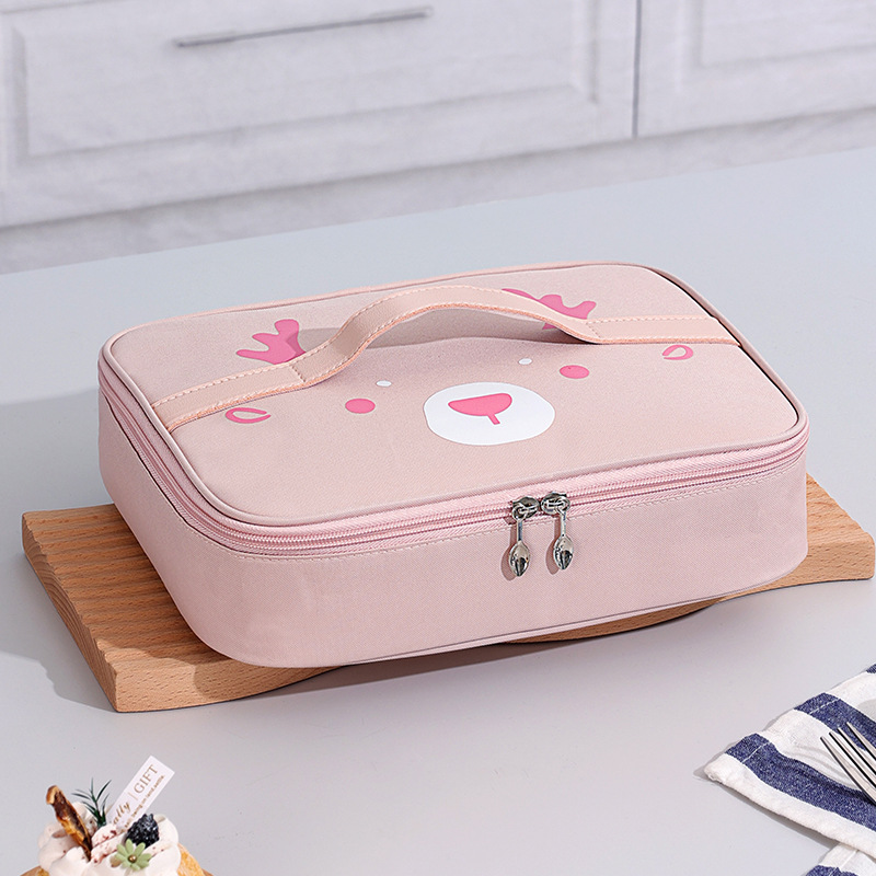 New Yilu Has You Lunch Bag Oxford Cloth Cartoon Lunch Box Bag Cute Lunch Lunch Bag Portable Lunch Bag