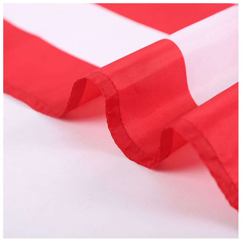 【旗帜工厂】红白蓝条美国国旗定制节日旗90*150涤纶布旗帜定做