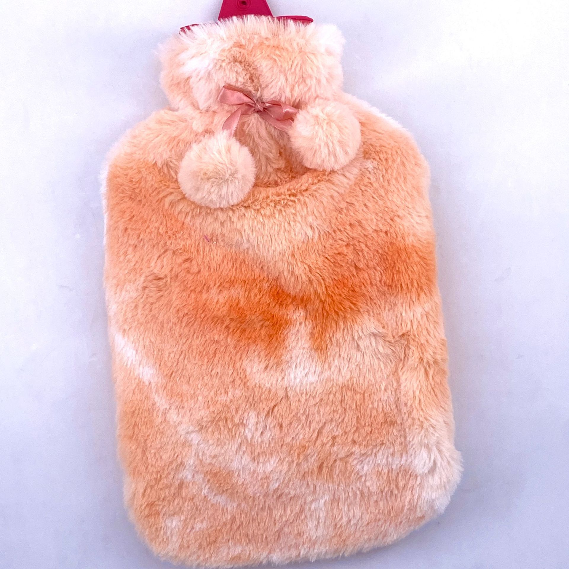 Exclusive for Cross-Border New Korean Ins Tie-Dye Natural Rubber Hot Water Injection Bag Warm Color Soft Hand Warmer