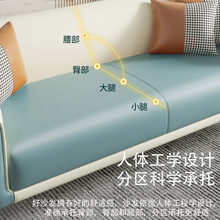 N6RS批发科技布小户型沙发轻奢风简易双人家具高弹实木海绵小客厅