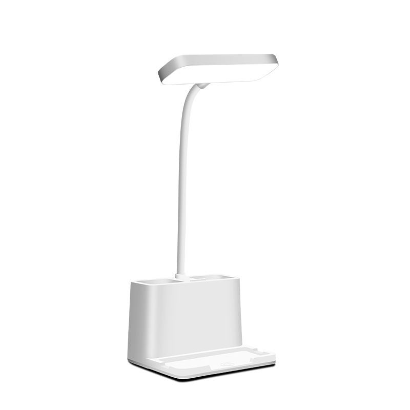 LED Desk Lamp Multifunctional Student Eye Protection Table Lamp Learning Creative Dormitory Lamp Bedroom Night Light Desktop Reading Light