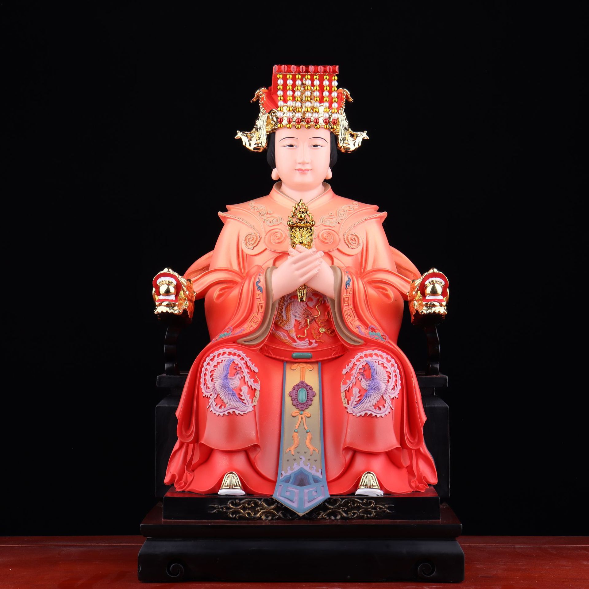 碧霞元君神像眼光娘娘佛像家用供奉泰山奶奶泰山老母神像厂家批发
