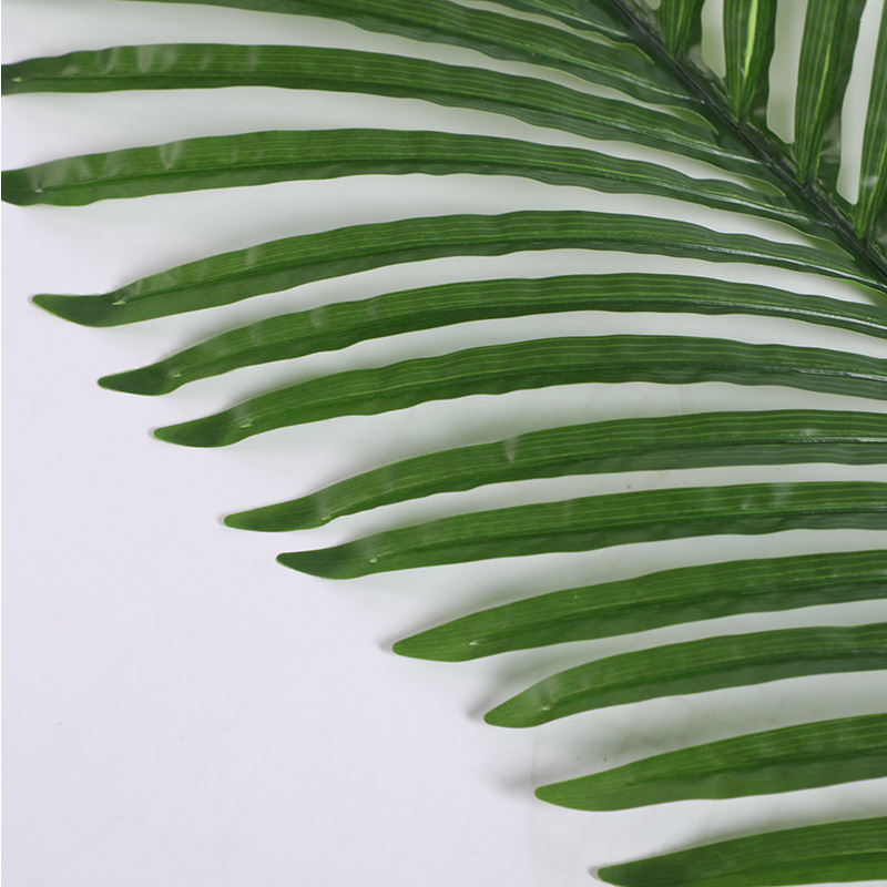 厂家直销仿真植物过胶布葵叶办公居家室内装饰仿真绿植单支大龟背