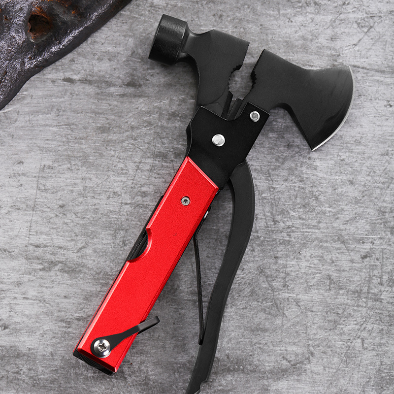 户外多功能工具组合刀钳子折叠便携式随身斧头求生锤生存装备斧子