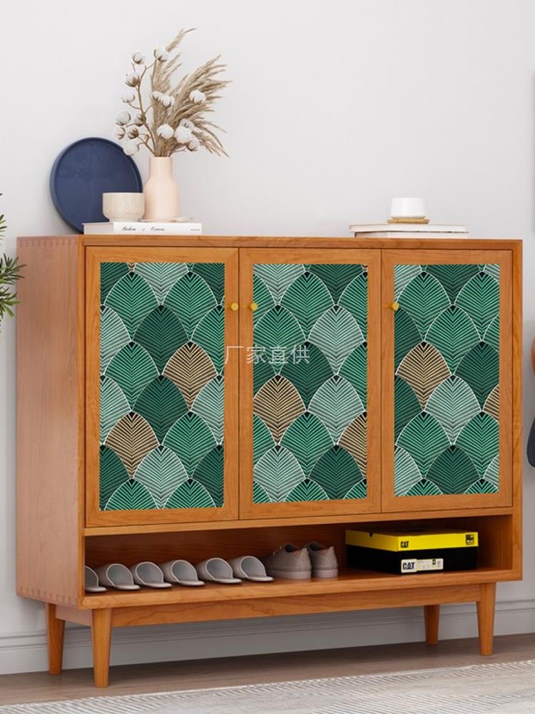 贴纸翻新家具自粘旧柜子装饰贴衣柜橱柜改色加厚防水贴膜轻奢创意