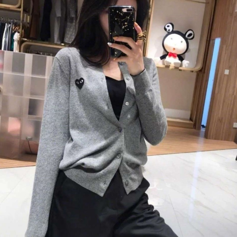 Fashion Brand Love Cardigan Baoling Knitted Wool Cardigan Play Sweater Japanese Couple Men and Women Parent-Child Coat