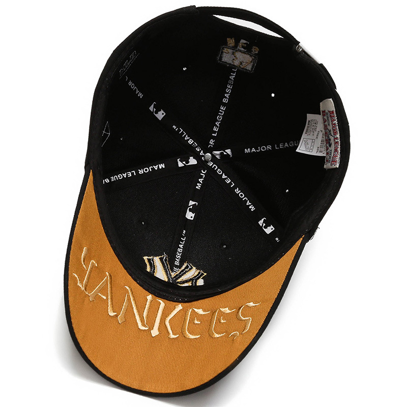 春秋新款潮流防风棒球帽男女款户外百搭鸭舌帽字母双刺绣my遮阳帽