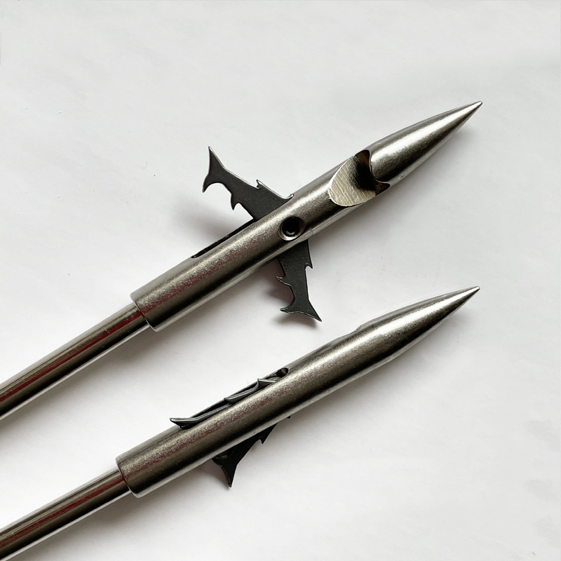 箭羿鱼镖 后置狼牙飞鲨镖 射鱼镖 440c射鱼器 扁皮弹弓
