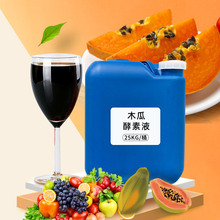 源头工厂专供食品级水果酵素液木瓜酵素原液原料25KG桶装现货批发