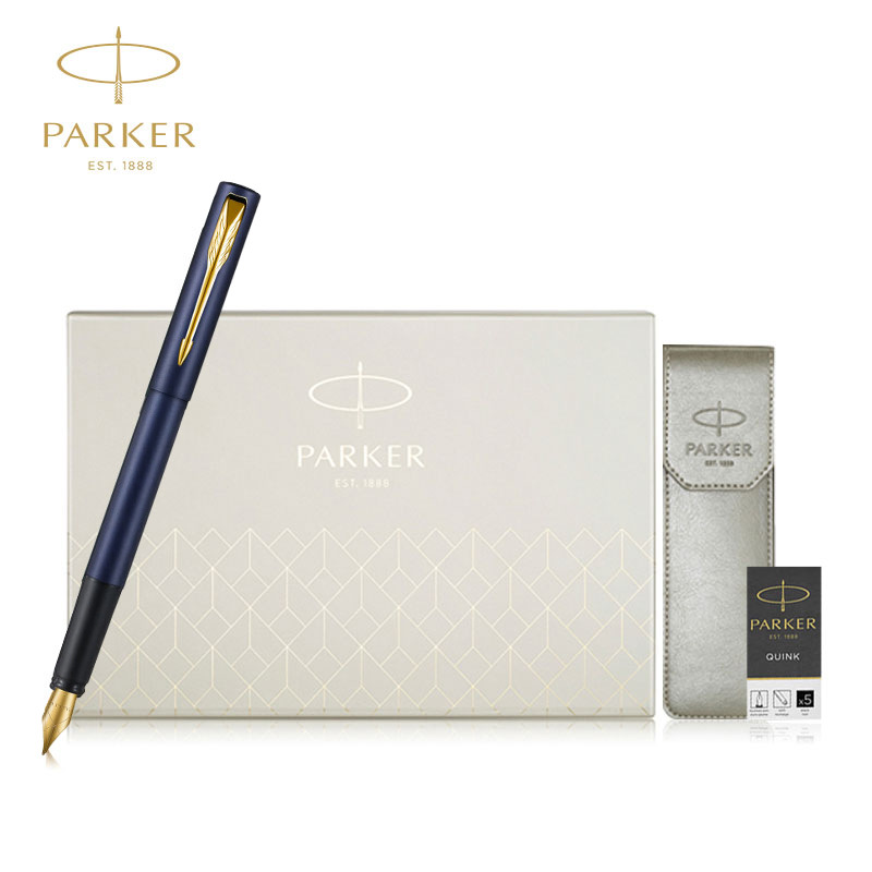 Parker Weiya XL Series Gold Clip Ink Pen Gift Box Pencil Case Student Adult Word Practice Business Office Gift Pen