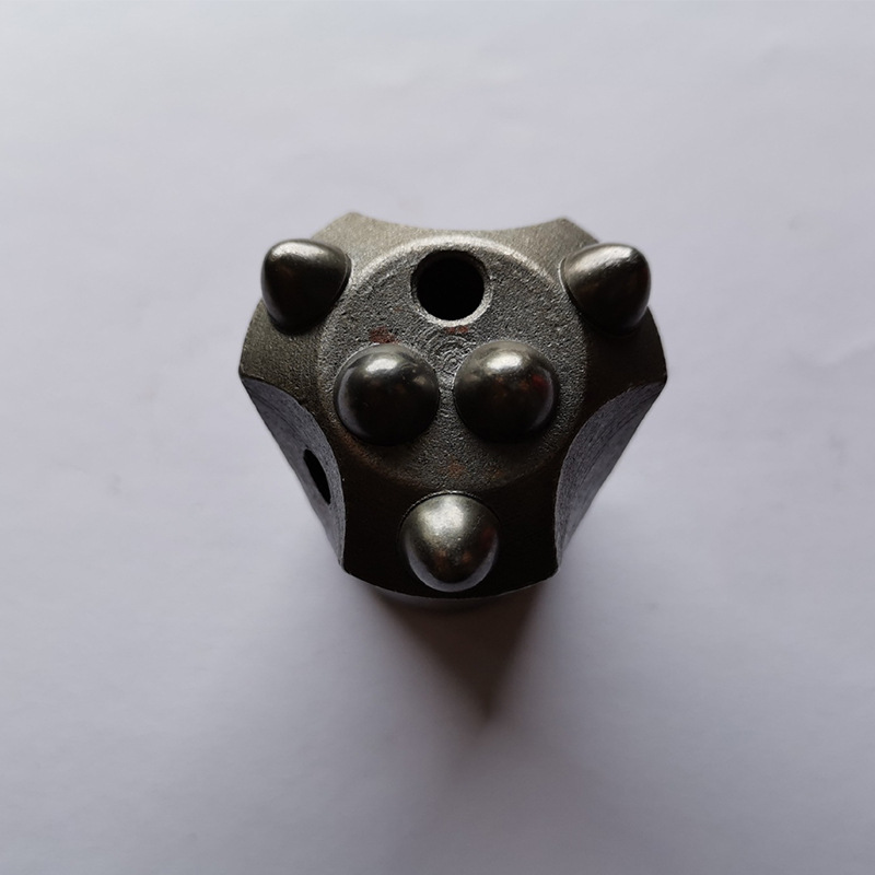 螺纹连接钎具焊接球齿钻头打孔台车钻头硬质合金锥度连接球齿钻头