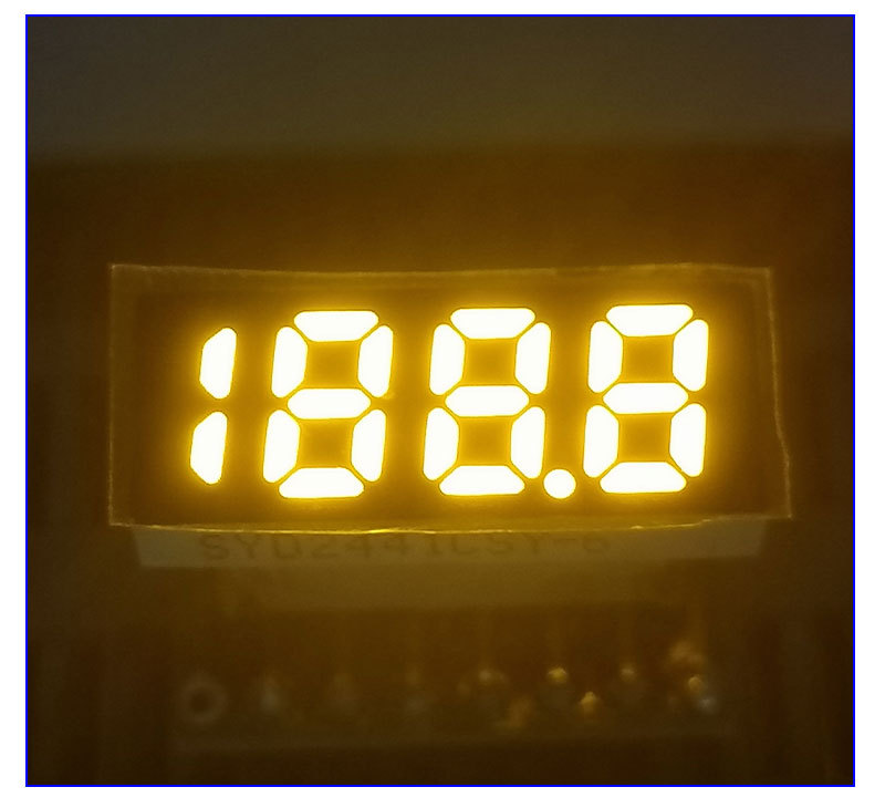led数码管黄光高亮小数点七段四位数码管定制生产厂家定制批发