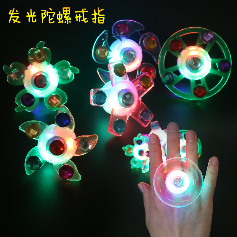 Luminous Rotating Gyro Watch Flash Ring Bracelet Kindergarten Small Gifts for Children Toy Factory Stall Wholesale