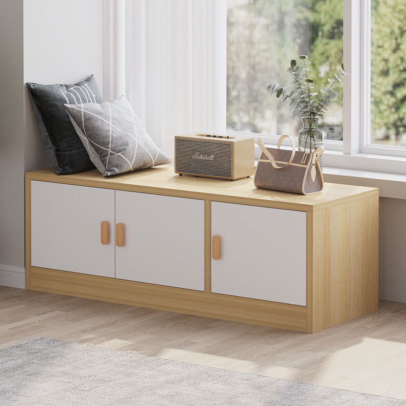 矮柜飘窗柜阳台组合储物收纳柜新款窗台大容量整理置物简易落地柜