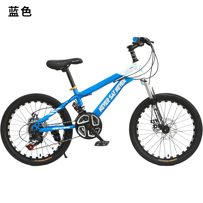 Customized Red Variable Speed Ordinary Pedals Wind Double Disc Brake Hard Frame Bicycle Children's Mountain Bike