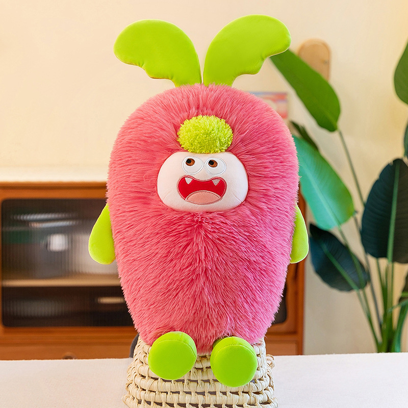 Cute Funny Long-Haired Monster Carrot Plush Toy Doll Ugly and Cute Doll Birthday Gift