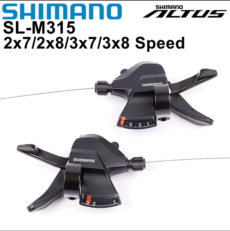 shimano/喜玛诺 24速/m315分体指拨/拨杆8速分体指拨21速前拨后拨