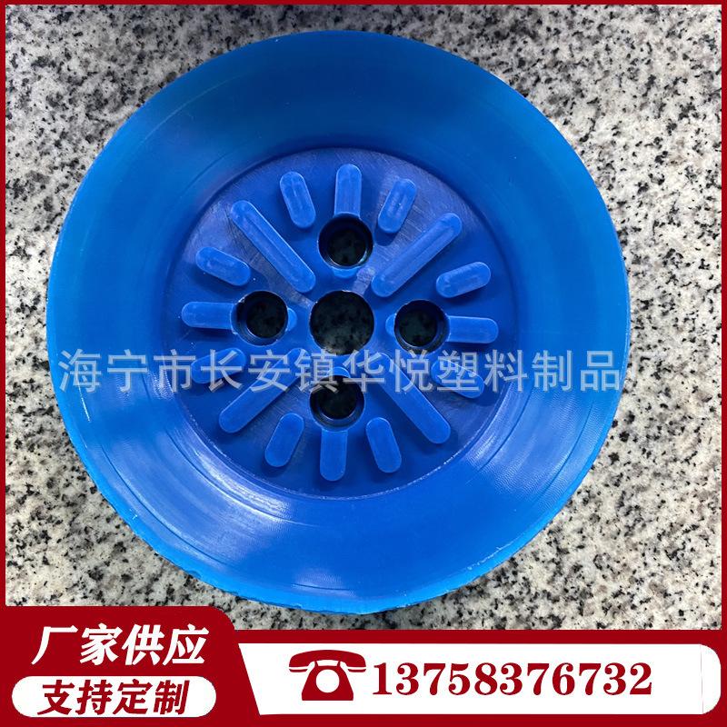 厂家供应 蓝色硅胶吸盘 带铁片橡胶吸盘 耐高温磁性吸盘