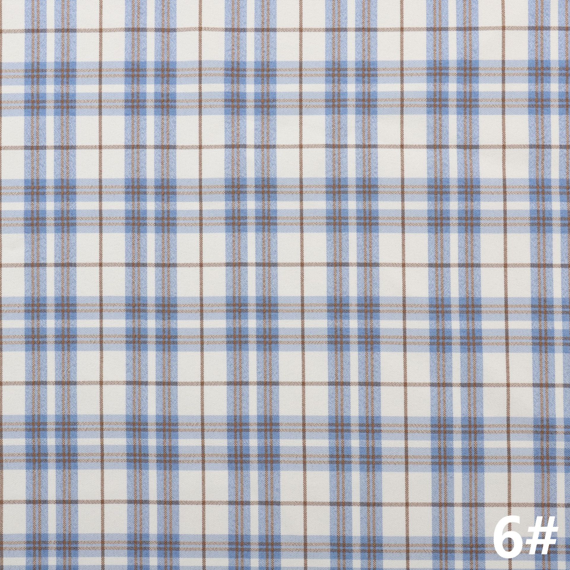 tr色织弹力平纹彩色格子布ins风bm包裙上衣领结发饰装饰面料现货