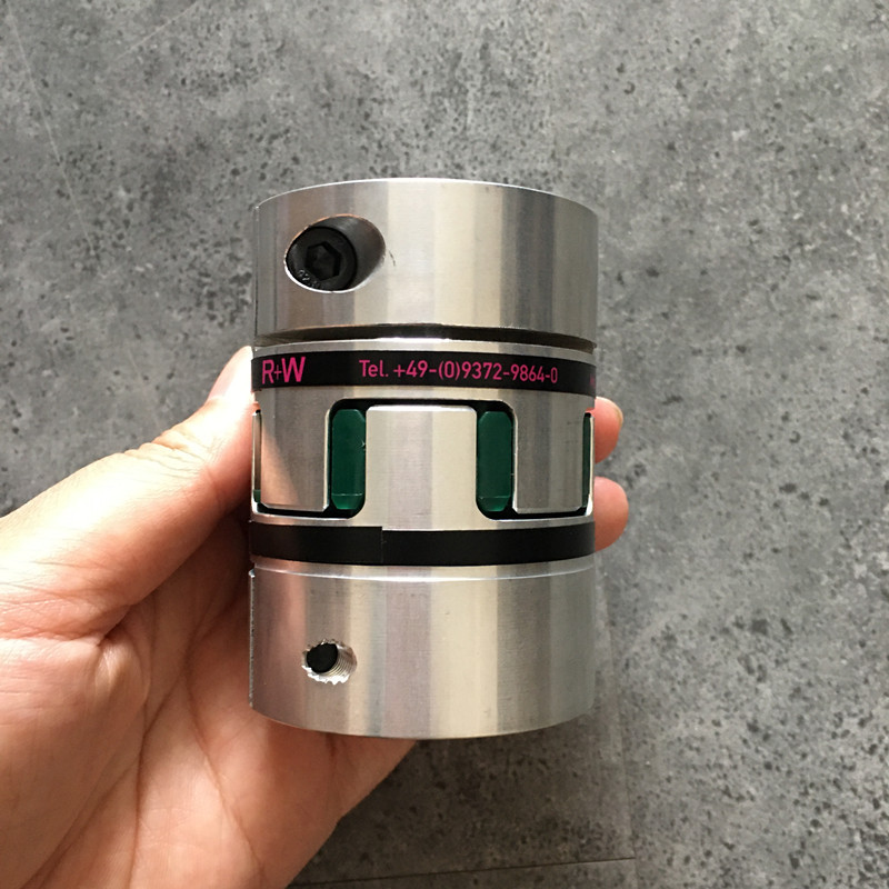 德国R+W EK800梅花联轴器/钢/减震垫块/缓冲胶圈/64sh D墨绿色