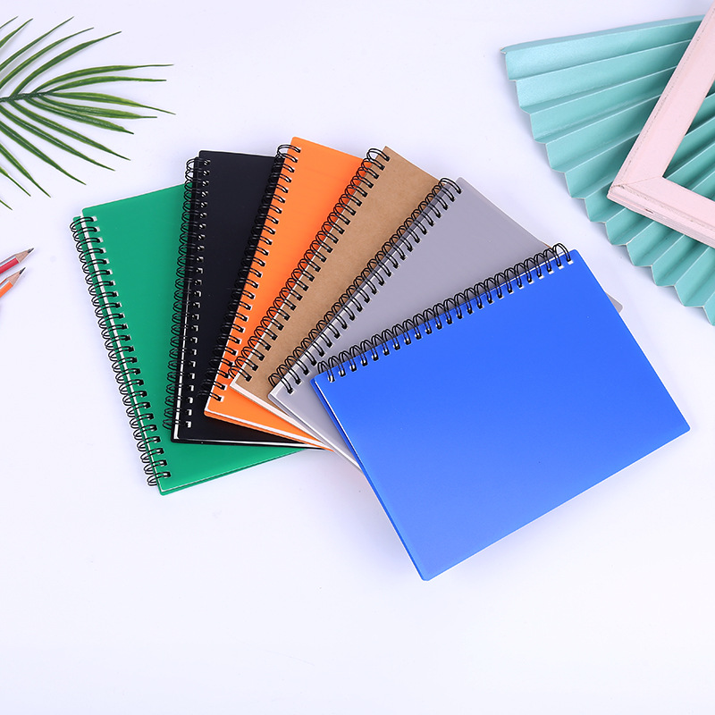 a5线圈本商务笔记本软抄本批发pp活页笔记本学生作业本文具定 制