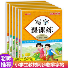 小学生练字帖一二三四五六年级上下册人教版课本同步生字练写字本