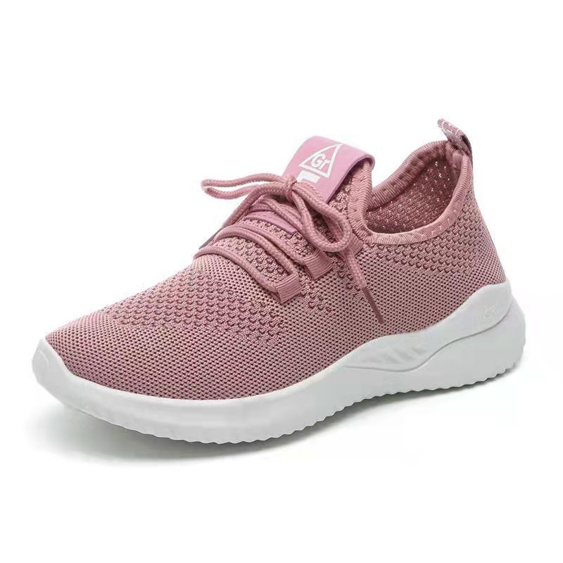 lady shoe Women's Flying Woven White Coconut Pumps Leisure Sports Running Fashionable Shoes Girls 2023 New Spring and Autumn All-Match