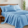 6pcs Bed Sheet Sets Blend Rayon Derived From Bamboo床垫|ru 6pcs Bed Sheet Sets Blend Rayon Derived From Bamboo床垫|ru