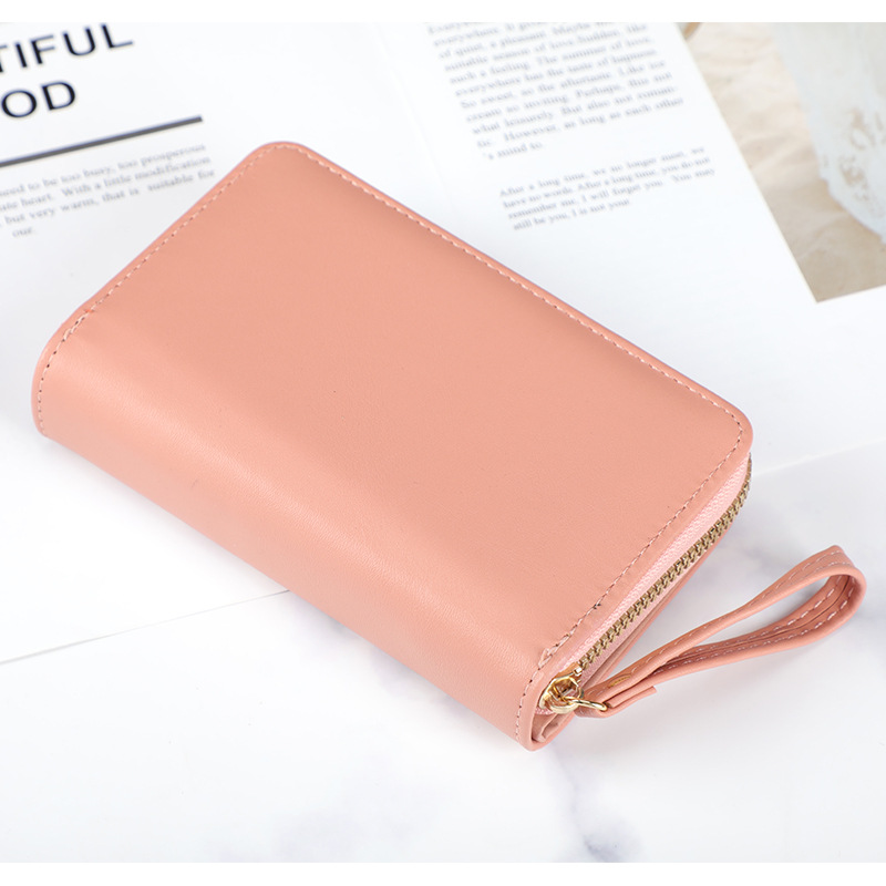 2022 New Ladies' Purse Medium Women's Fashion Large Capacity Pu Wallet Small Wallet Women's Handbag in Stock