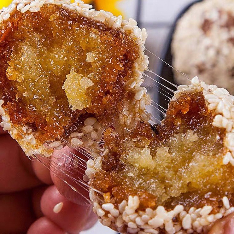 网红零食山西闻喜煮饼特产小吃早餐面包芝麻点心糕点整箱-阿里巴巴