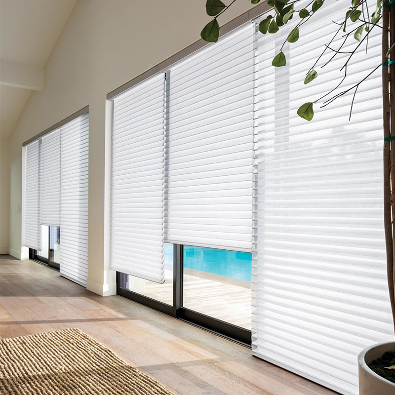 纯色香格里拉帘卷帘窗帘阳台窗户遮挡帘卷拉式柔纱帘遮阳帘子