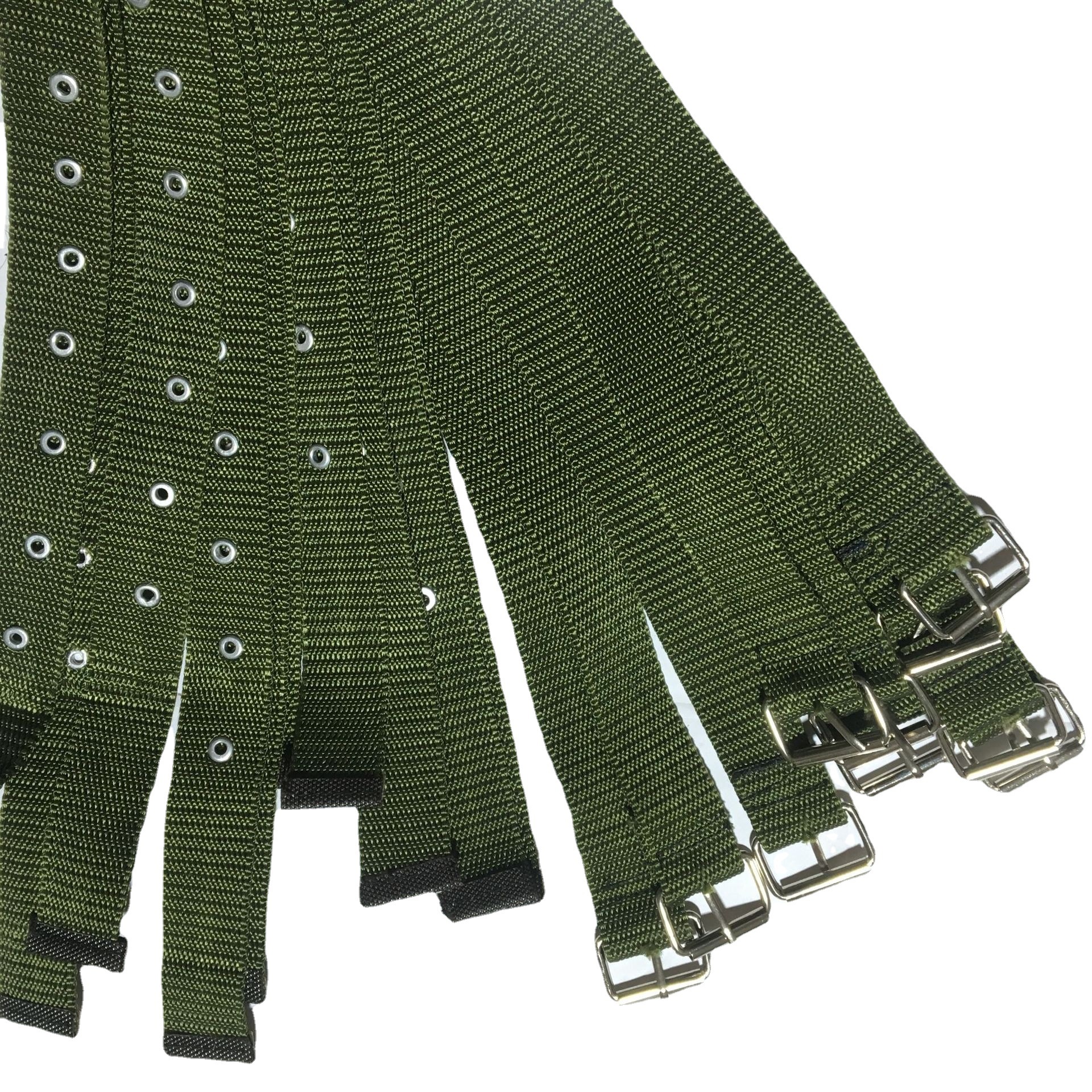 军绿色女士帆布腰带休闲编织针扣男士皮带批发跑江湖地摊夜市货源