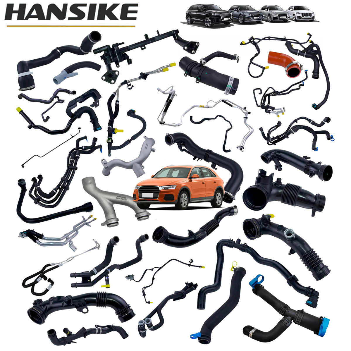 厂家供应 跨境产品 汽车冷却液水管 适用老速腾2.0t auto parts