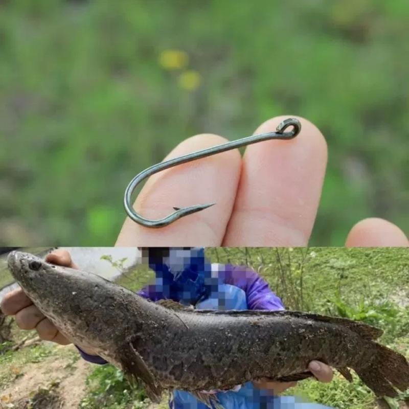 鱼沟黑鱼钩高碳钢钓黑鱼乌鱼线耐磨线挂活饵钓鲶鱼专用传统钓用钩