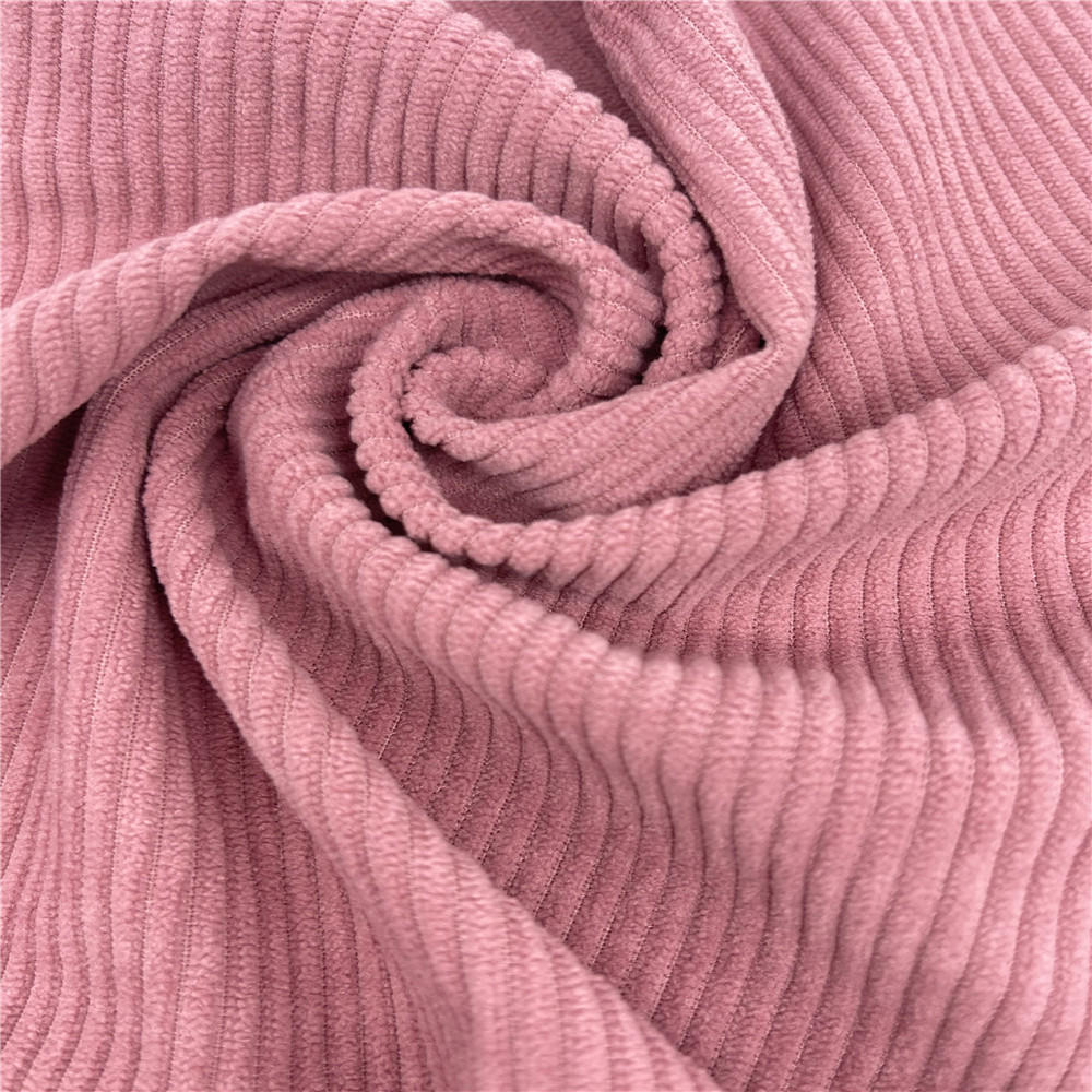 销售灯芯条经编割绒布 200g 出口日本秋季夹克面料